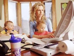 work from home mom with babies